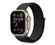 Pasek i akcesoria do zegarków TECH-PROTECT Nylon do Apple Watch 44/45/46/49 mm Black 5906302370764
